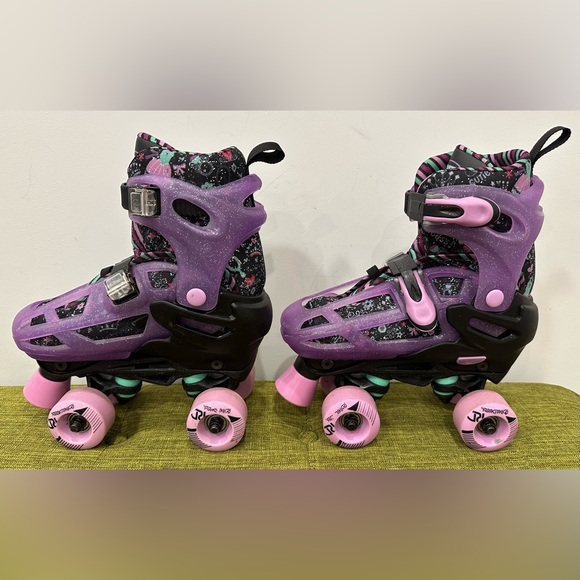 Roller Derby Falcon 2-in-1 Combo Quad & Inline Skates - Purple/Black - Picture 4 of 11